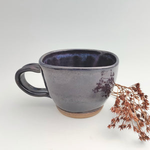 Dark violet square mug