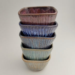 Set of 5 square cups