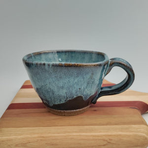 Blue square mug