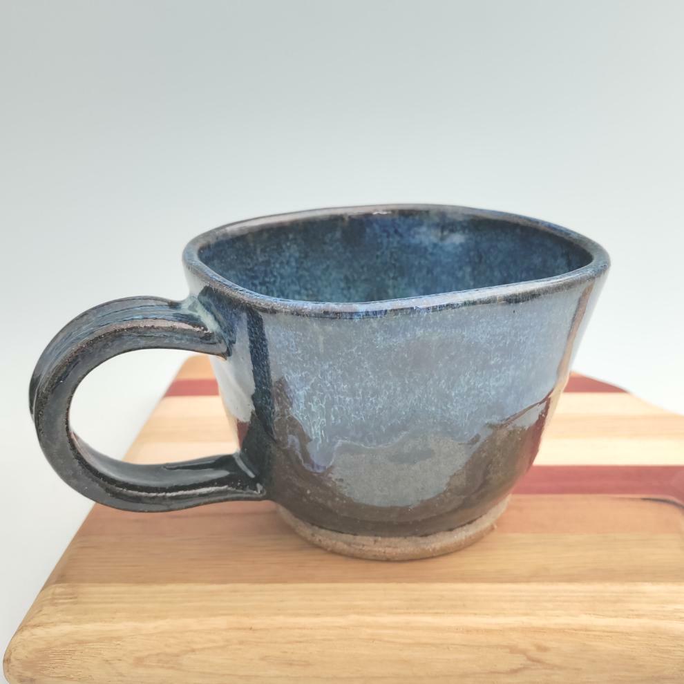 Dark blue square mug