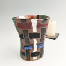 Load image into Gallery viewer, Small basket weave vase
