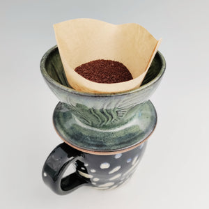 Green coffee pour over