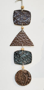 Wall hanging -earthy geometric