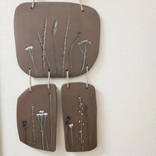 Load image into Gallery viewer, Botanical wall art triptych
