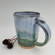 Load image into Gallery viewer, Periwinkle &amp; green mug
