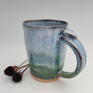 Periwinkle & green mug