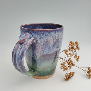 Violet & green mug