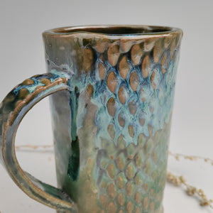 Industrial mermaid mug