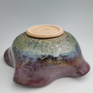 Purple tree ring bowl