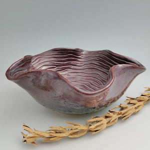 Purple tree ring bowl