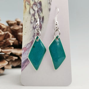 Turquoise geometric earrings