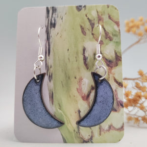 Blue moon earrings