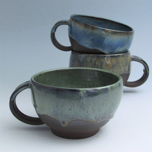 Soup mug - green