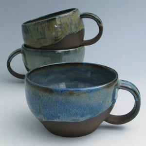 Soup mug - blue